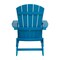 Merrick Lane Set of 4 Riviera Poly Resin Folding Adirondack Lounge Chair - All-Weather Indoor/Outdoor Patio Chair